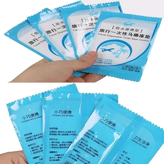 10 Pcs Of Travel Disposable Toilet Seat Covers S4503180