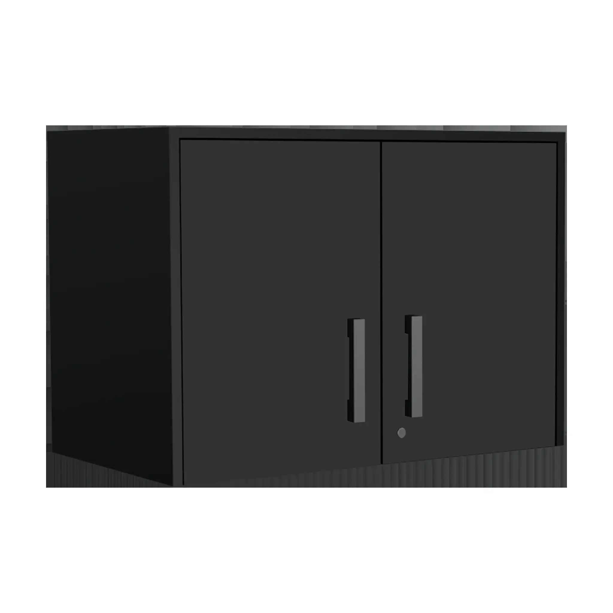 28 Black Wall mounted Accent Cabinet With Four Shelves