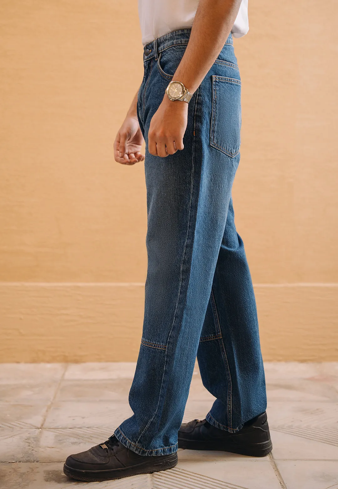 90’s Denim Straight Fit Jeans - Dark Blue Wash