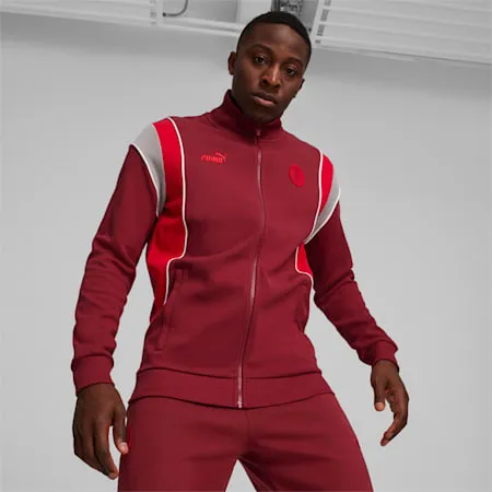 AC Milan FtblArchive Men's Track Jacket | Team Regal Red-Tango Red | PUMA Tracksuits | PUMA 