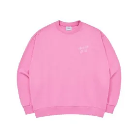 acme de la vie  |Crew Neck Long Sleeves Cotton Logo Sweatshirts