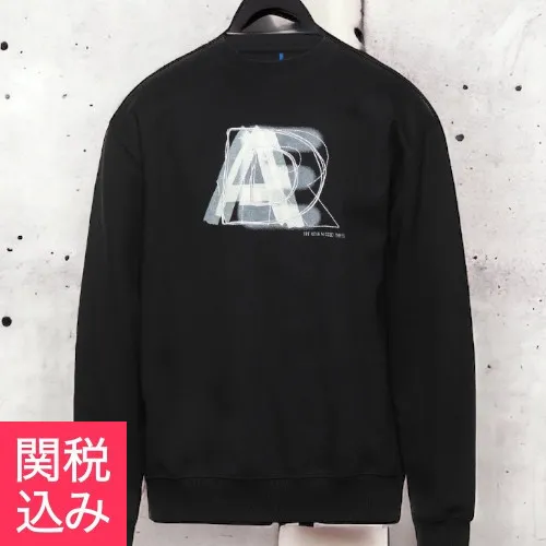 ADERERROR  |Crew Neck Street Style Long Sleeves Plain Cotton Logo