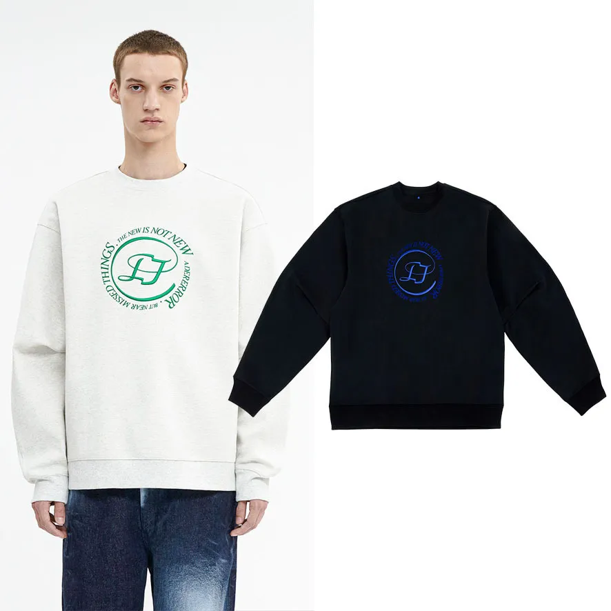 ADERERROR  |Unisex Street Style Long Sleeves Plain Cotton Oversized Logo