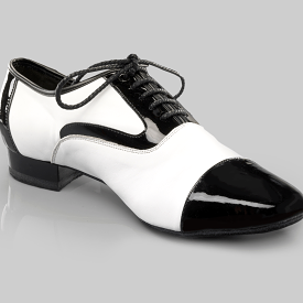 Adorno Black & White - Men's Ballroom / Salsa / Tango Shoes