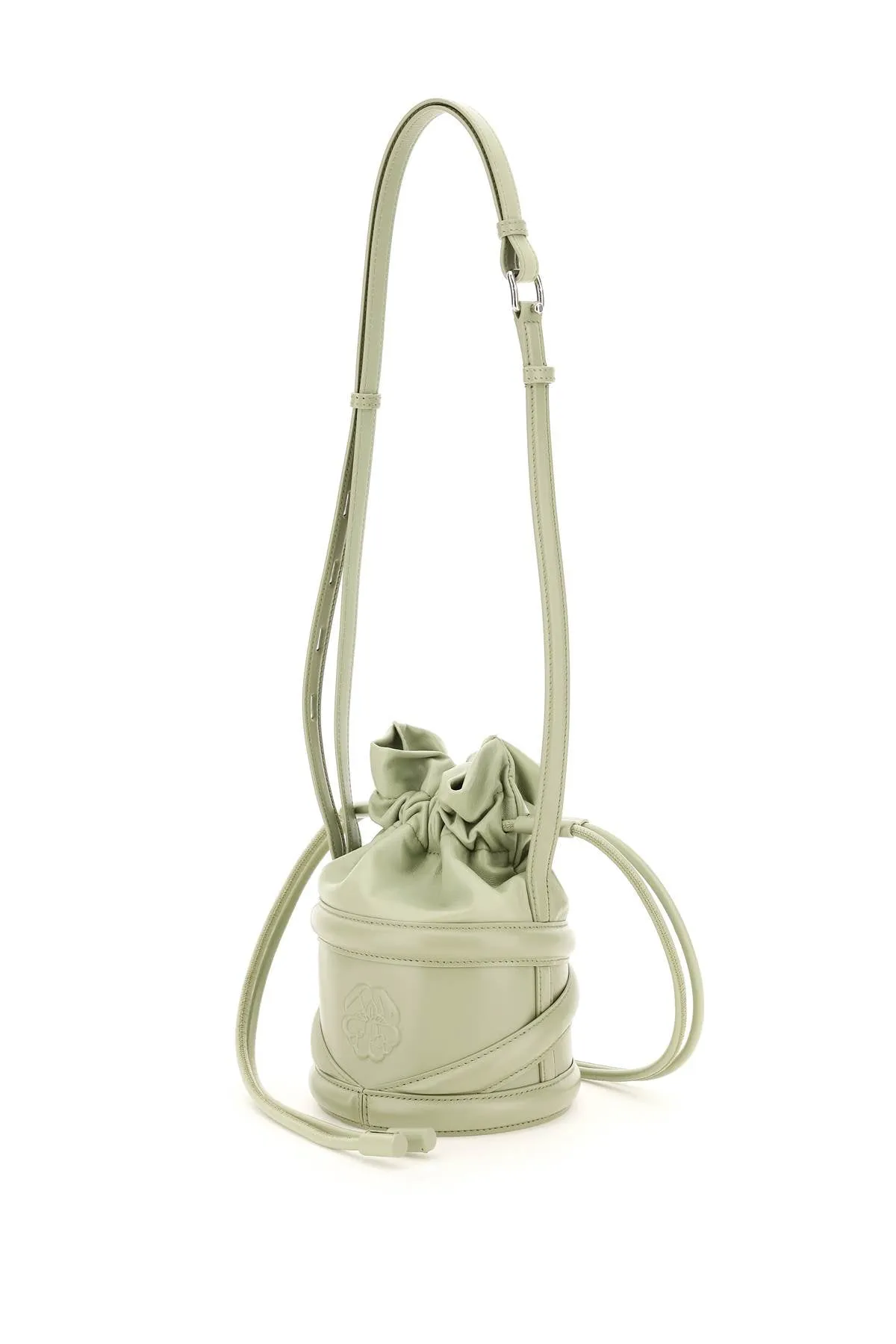 Alexander McQueen Logo Detailed Drawstring Bucket Bag