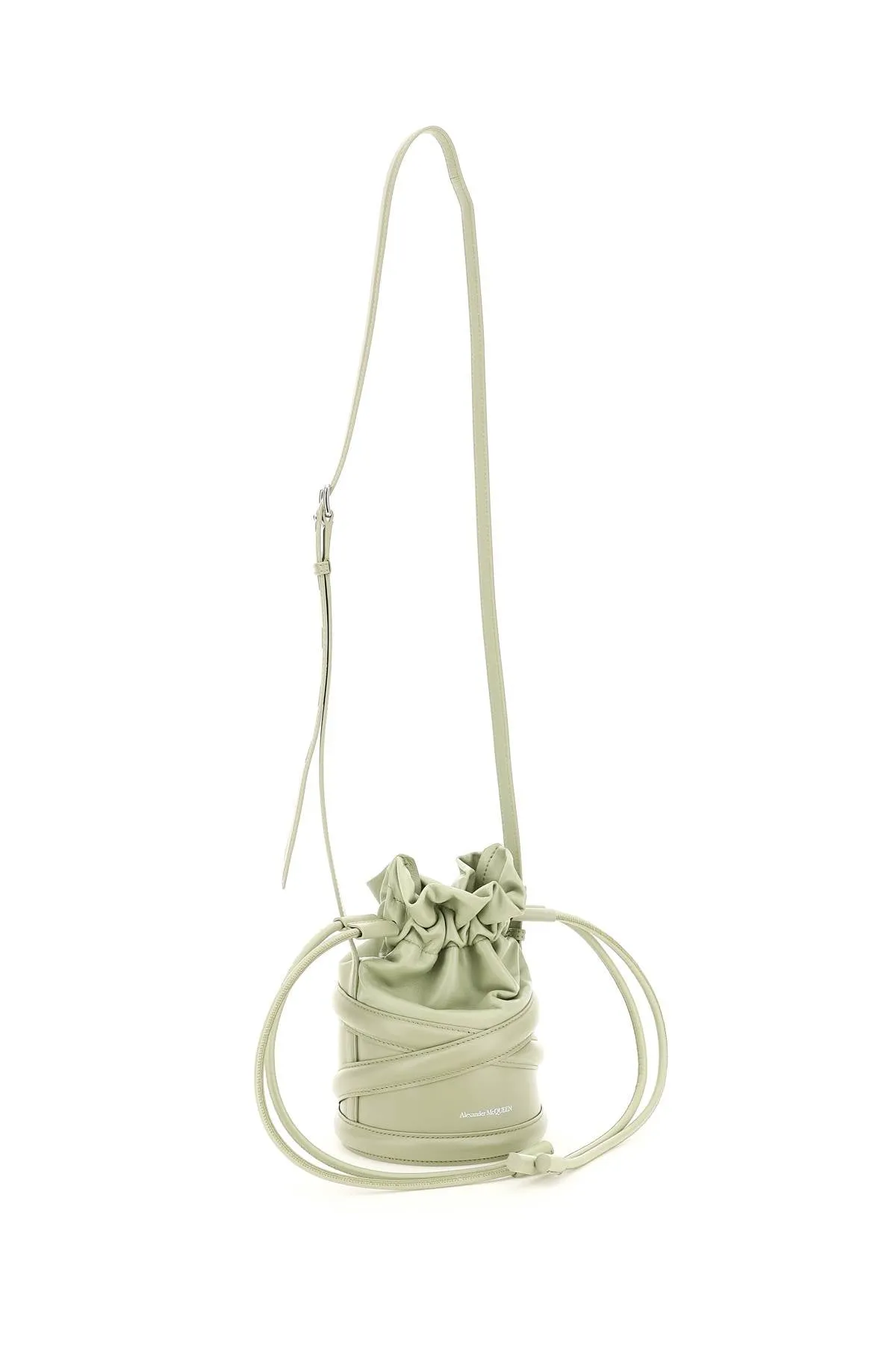 Alexander McQueen Logo Detailed Drawstring Bucket Bag