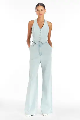 Amanda Uprichard - Ethan Denim Jumpsuit - Iceberg