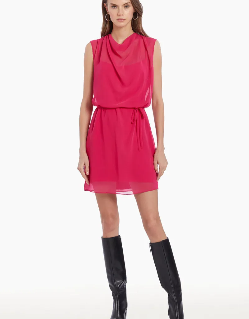 Amanda Uprichard Melby Dress - Magenta