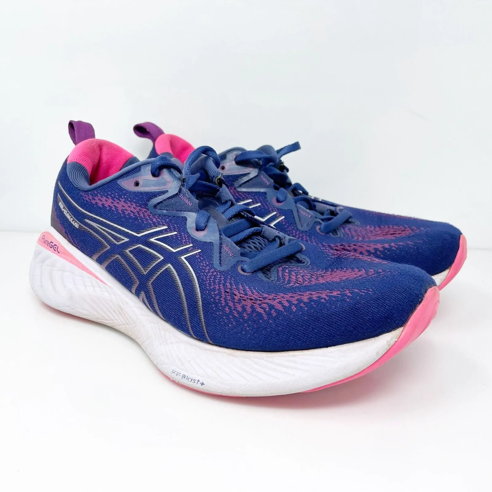 Asics Womens Gel Cumulus 25 1012B441 Blue Running Shoes Sneakers Size 8.5