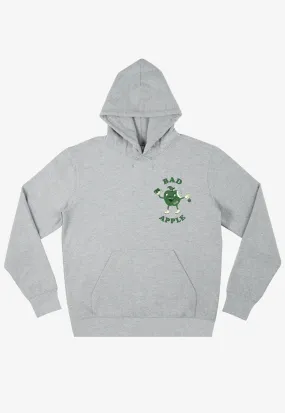 Bad Apple Graphic Hoodie In Grey