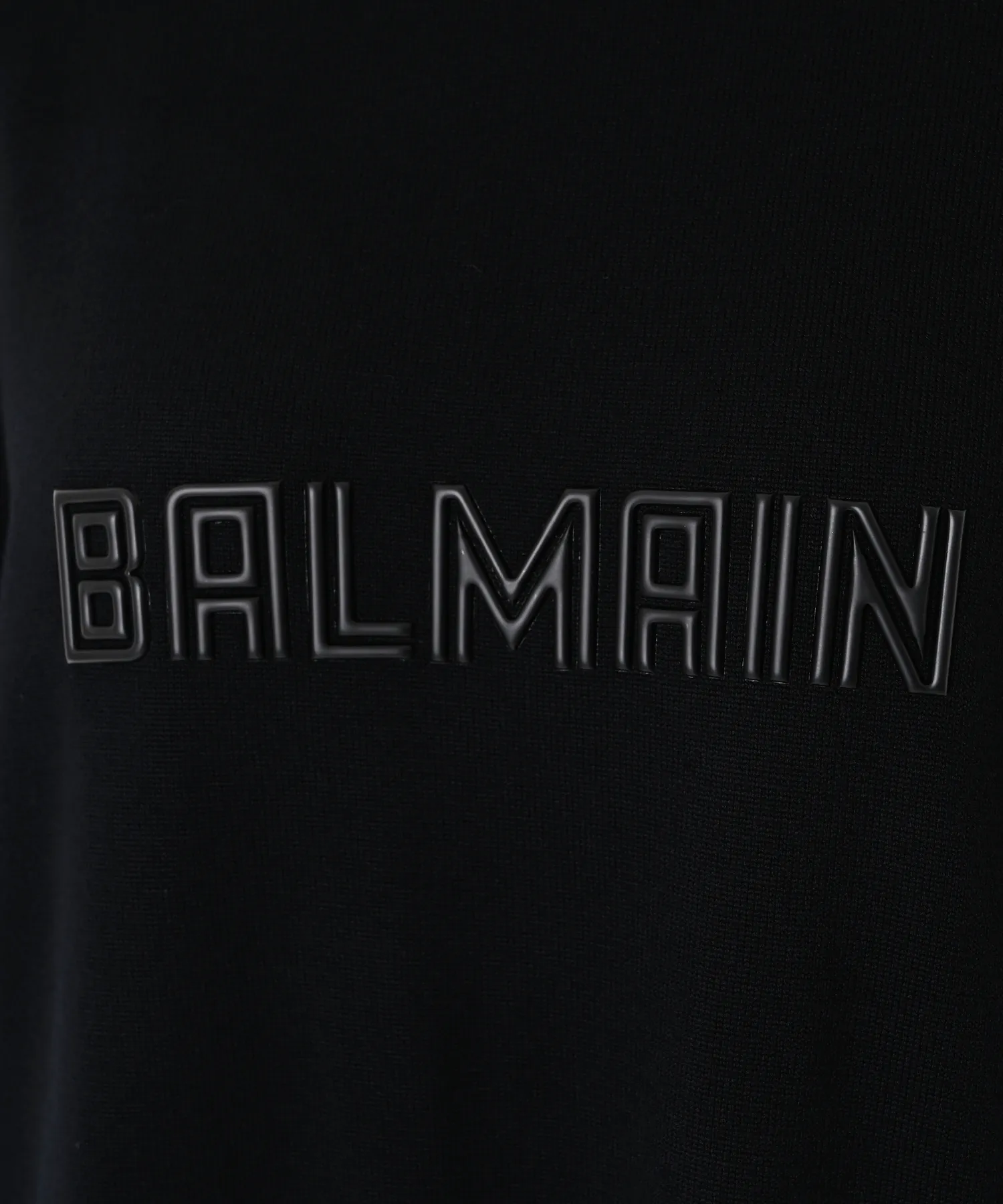 BALMAIN  |Crew Neck Wool Long Sleeves Logo V-neck & Crew neck