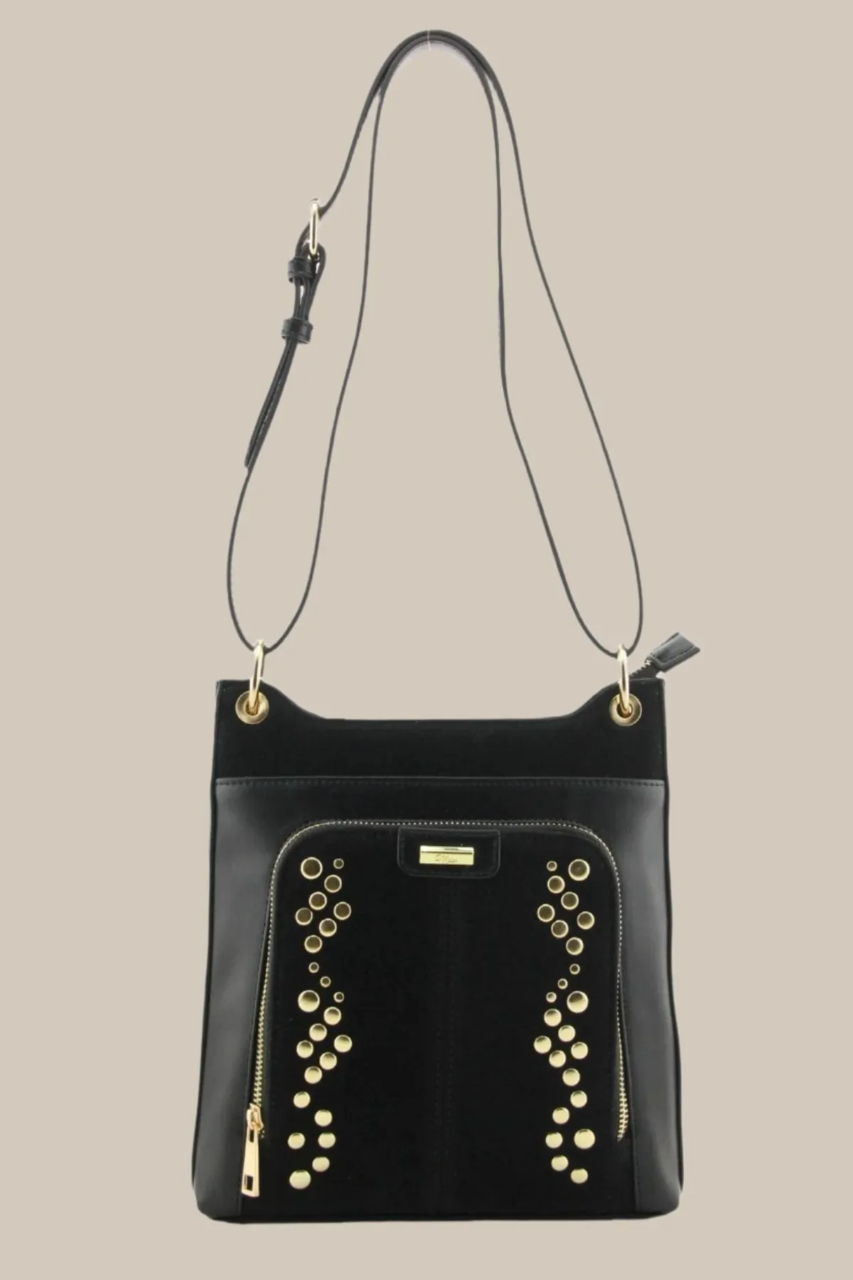 Black Vintage Crossbody Smart Bag