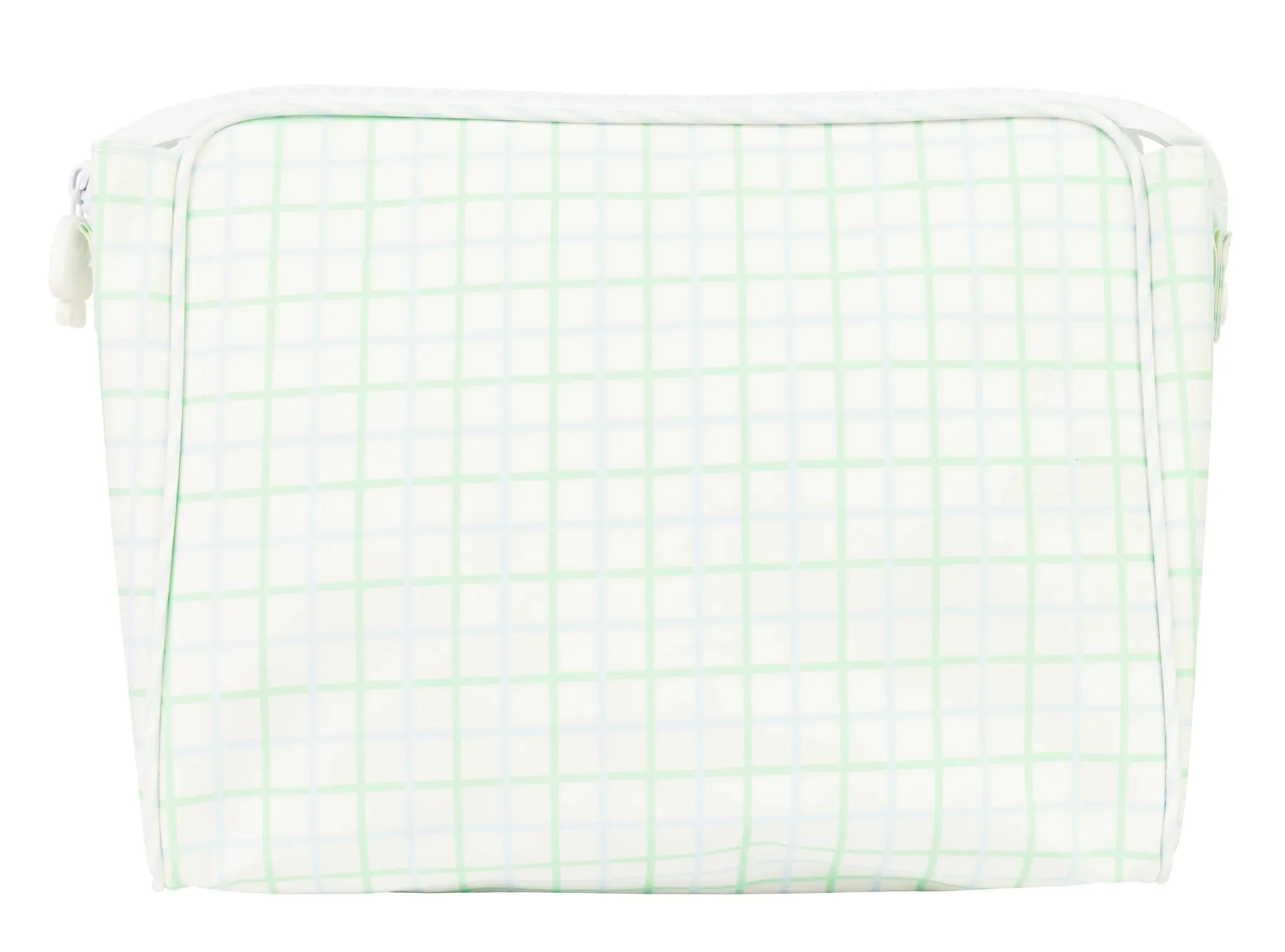 Blue and Green Windowpane Go Bag- Large