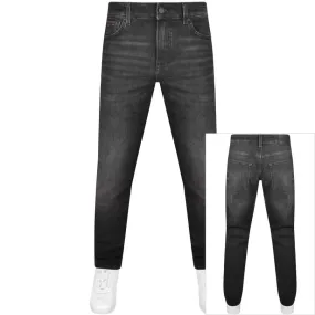 BOSS RE Maine Regular Fit Mid Wash Jeans Black