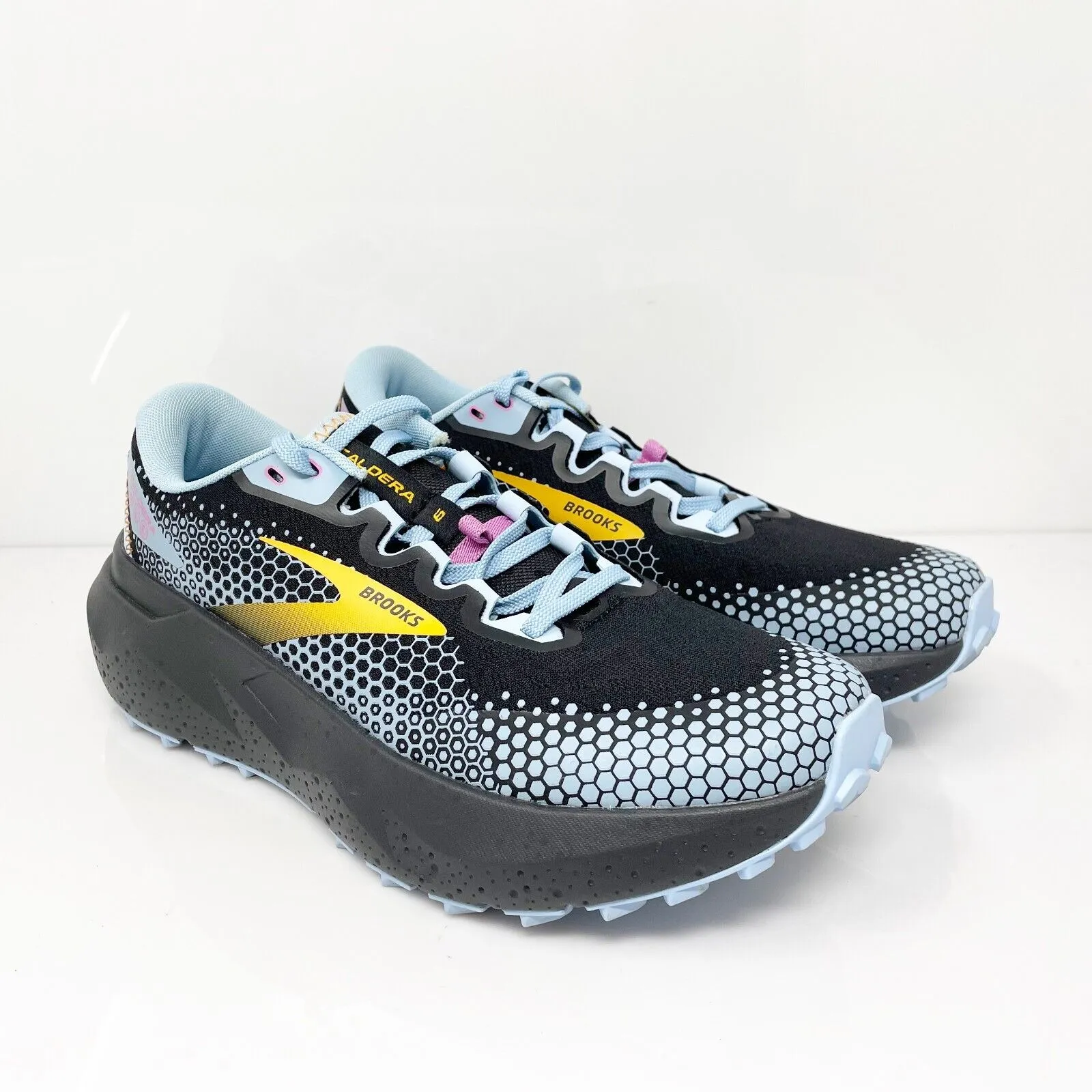 Brooks Womens Caldera 6 1203661B096 Black Running Shoes Sneakers Size 9.5 B