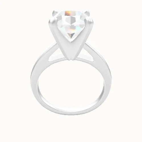 Cathedral Engagement Ring With Classic Four Prong Head