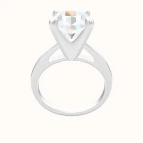 Cathedral Engagement Ring With Classic Four Prong Head