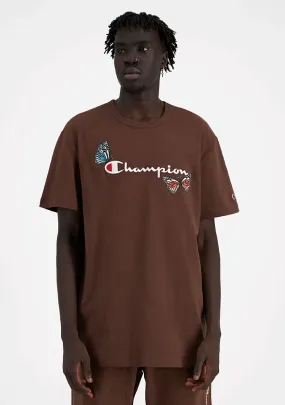 Champion Mens Heritage Butterfly Embroidery Tee  AUXEN MRK