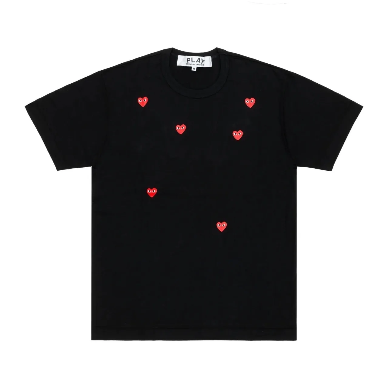 COMME des GARCONS  |Crew Neck Heart Unisex Street Style Cotton Short Sleeves