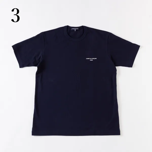 COMME des GARCONS  |Crew Neck Plain Short Sleeves Logo Designers