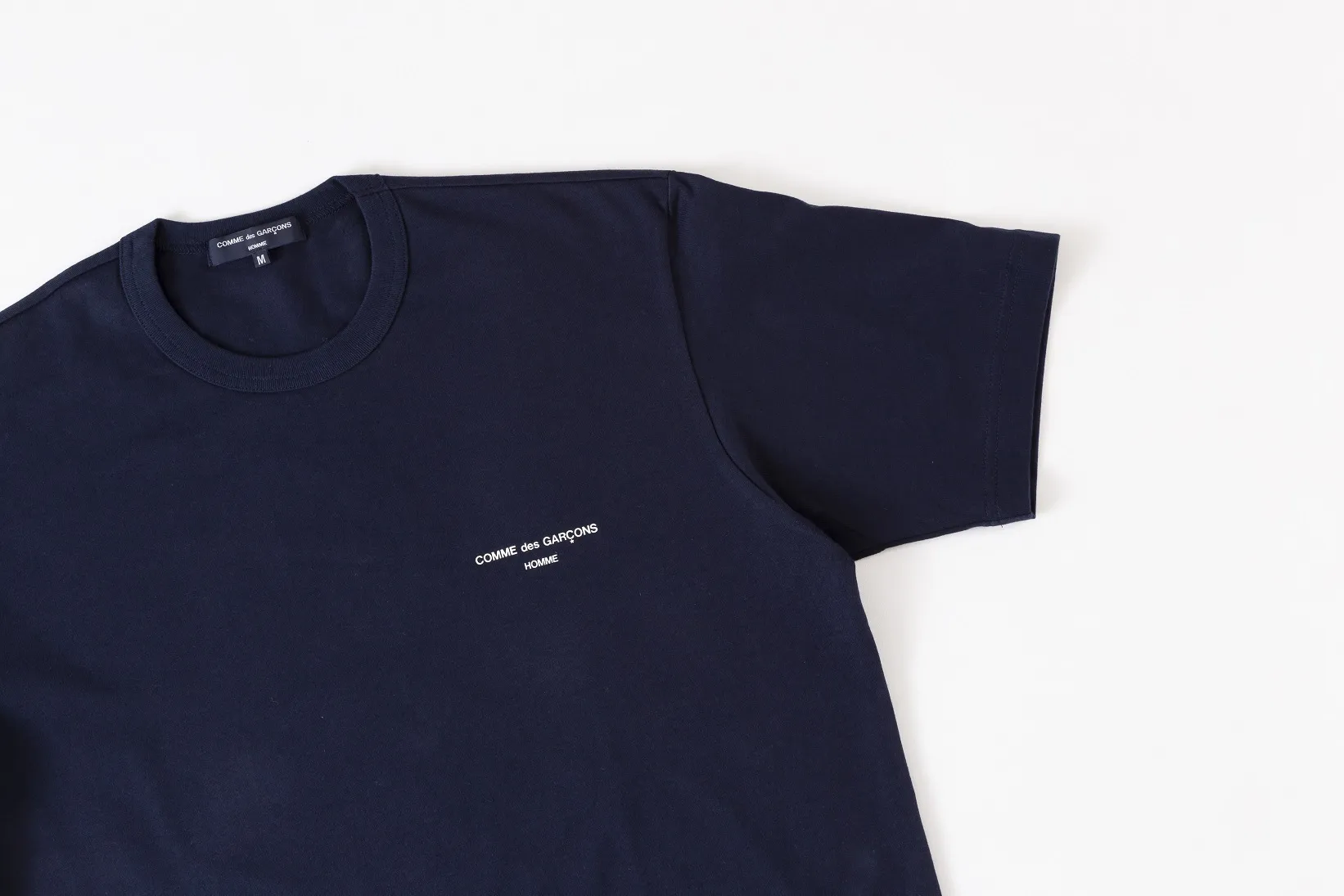 COMME des GARCONS  |Crew Neck Plain Short Sleeves Logo Designers