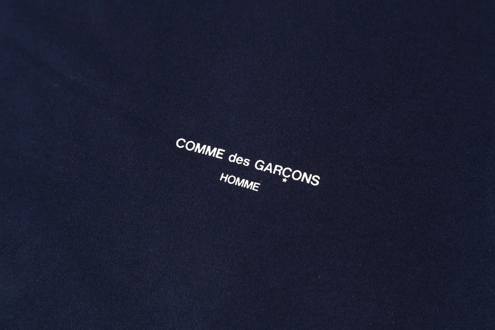 COMME des GARCONS  |Crew Neck Plain Short Sleeves Logo Designers