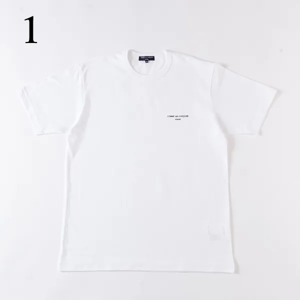 COMME des GARCONS  |Crew Neck Plain Short Sleeves Logo Designers