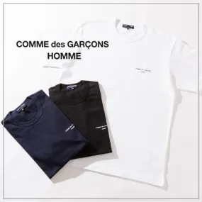 COMME des GARCONS  |Crew Neck Plain Short Sleeves Logo Designers