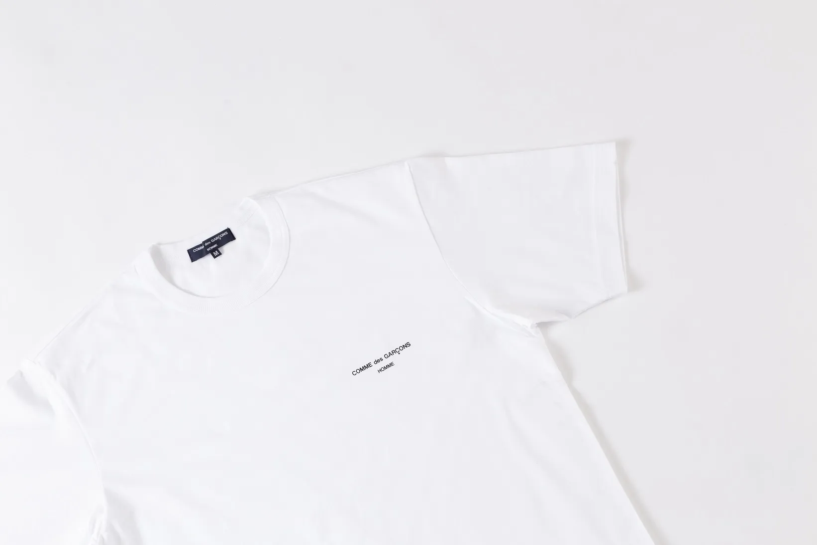 COMME des GARCONS  |Crew Neck Plain Short Sleeves Logo Designers