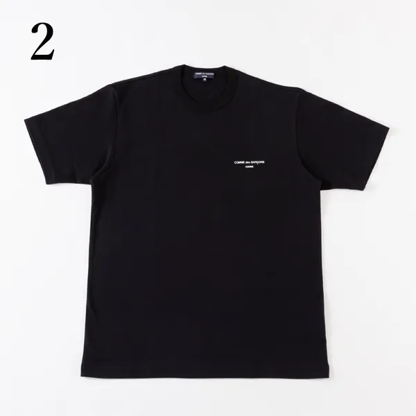 COMME des GARCONS  |Crew Neck Plain Short Sleeves Logo Designers