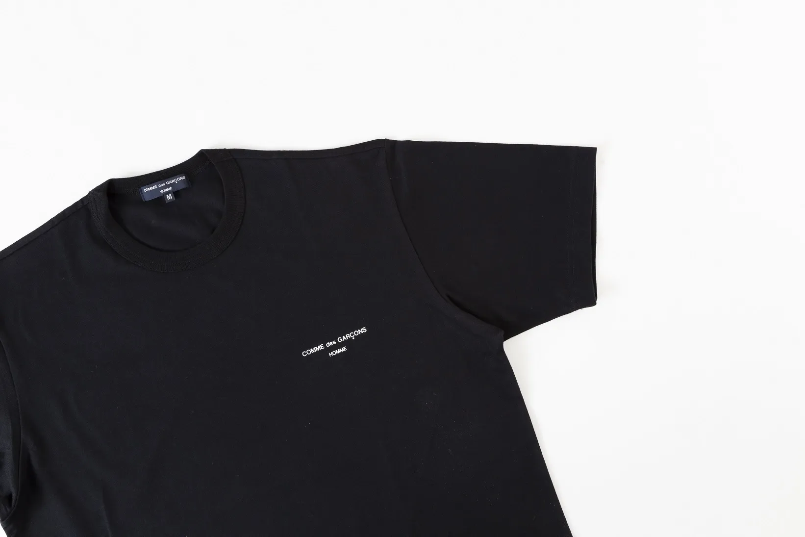 COMME des GARCONS  |Crew Neck Plain Short Sleeves Logo Designers