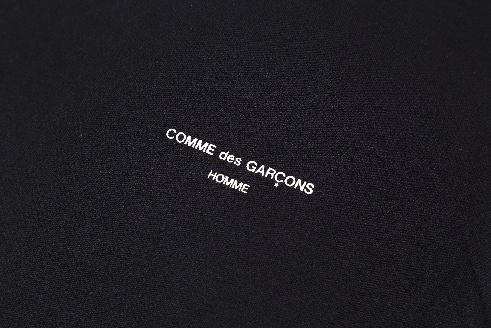 COMME des GARCONS  |Crew Neck Plain Short Sleeves Logo Designers