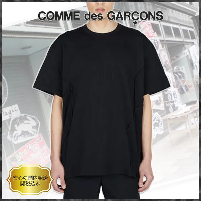 COMME des GARCONS  |Crew Neck Street Style Cotton Short Sleeves Designers