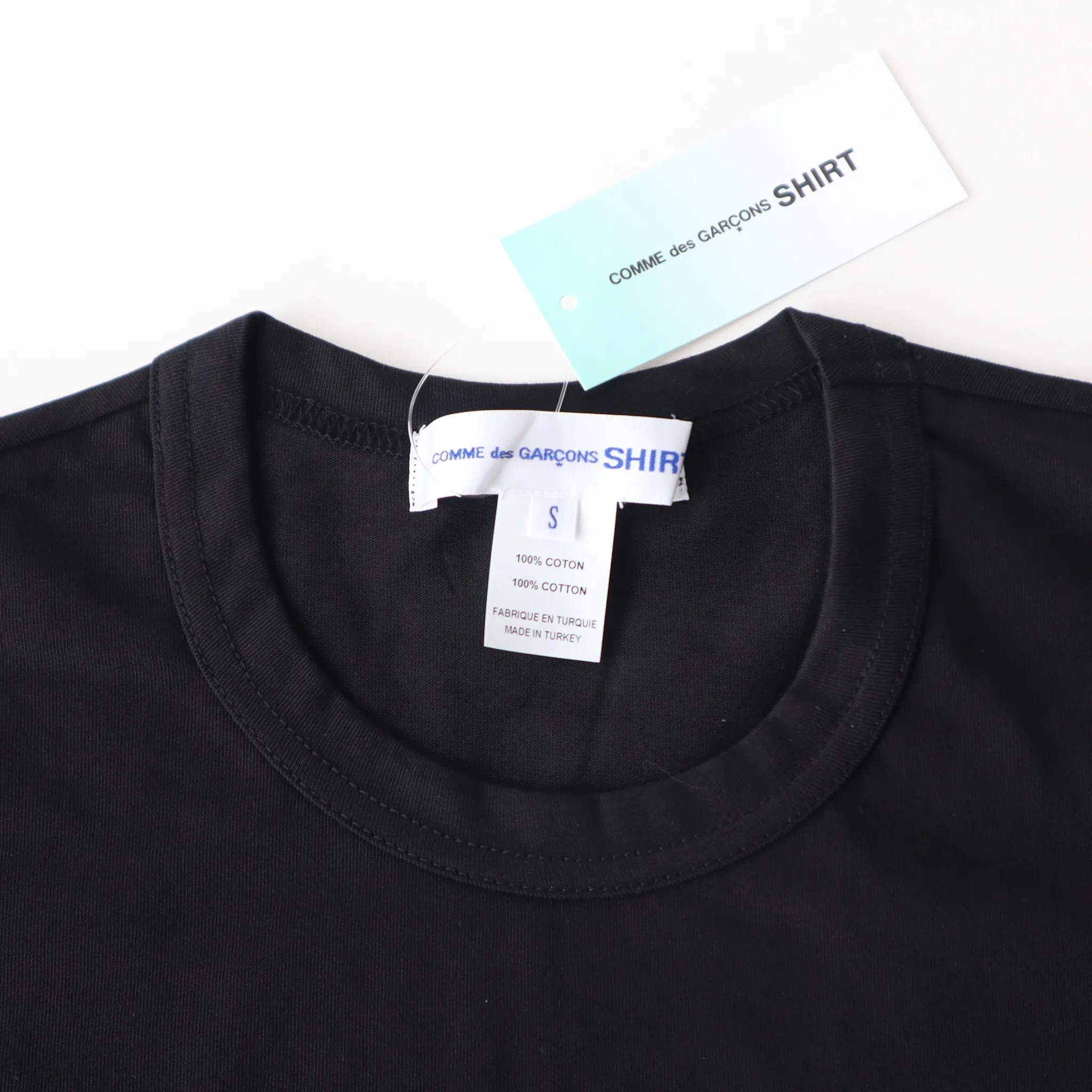 COMME des GARCONS  |Crew Neck Unisex Collaboration Plain Cotton Short Sleeves