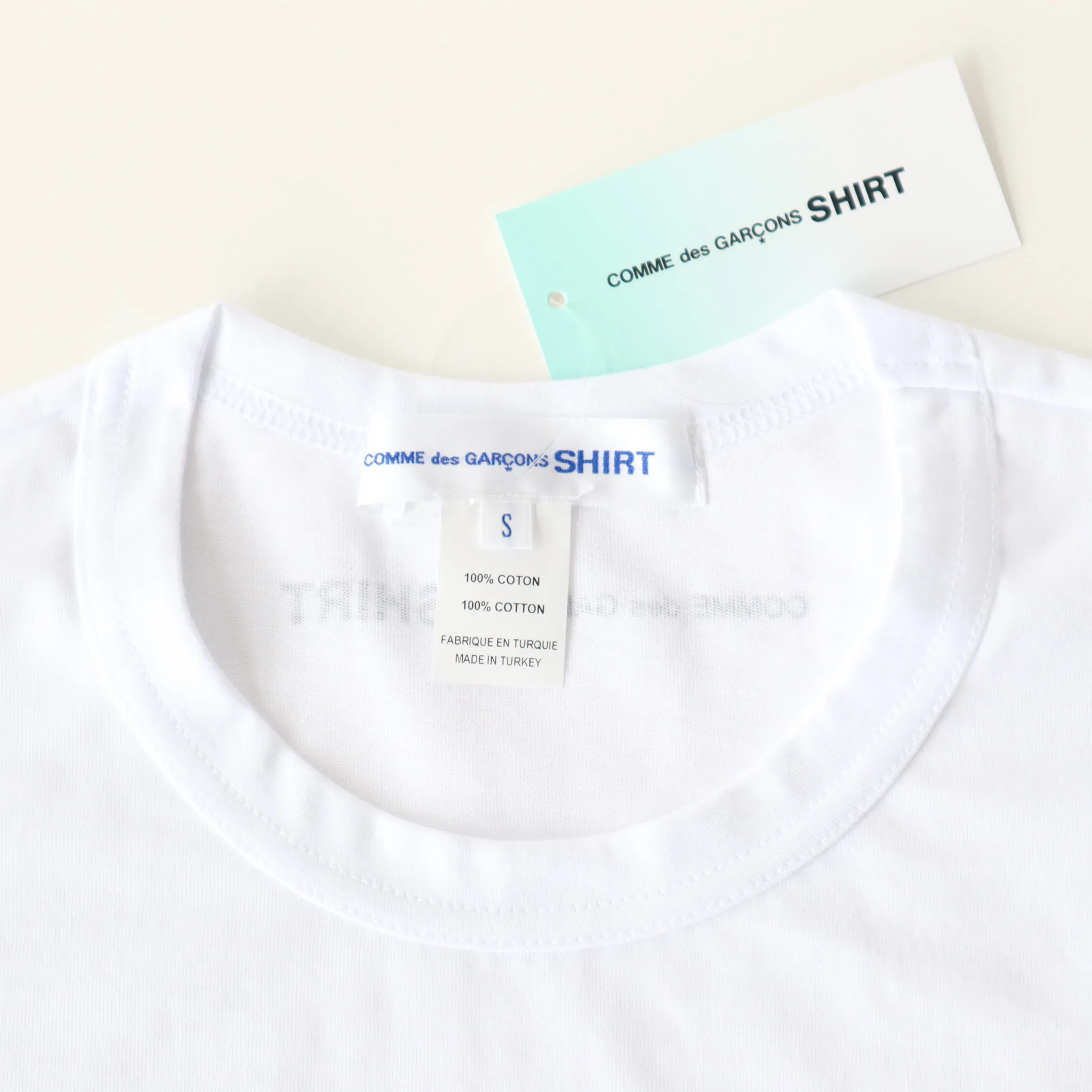 COMME des GARCONS  |Crew Neck Unisex Collaboration Plain Cotton Short Sleeves