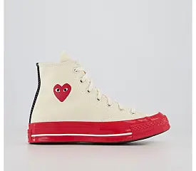 Comme Des Garcons Ct Hi 70's X Play CDG Beige Red