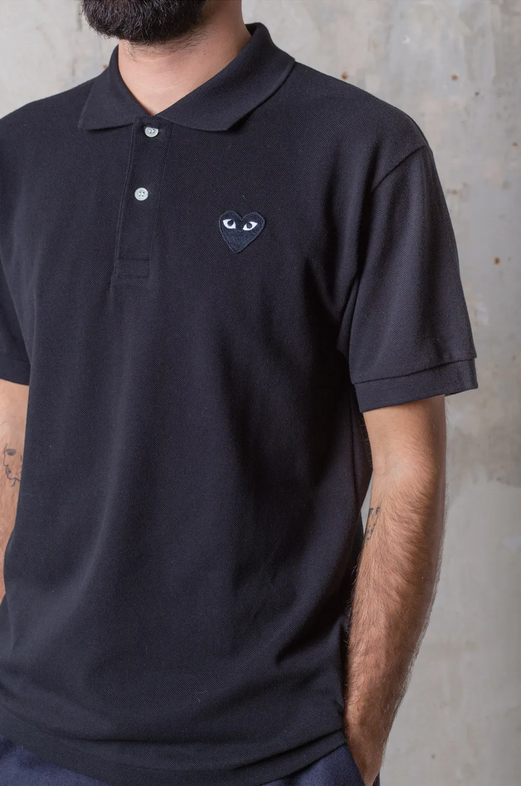 COMME des GARCONS  |Plain Logo Designers Polos