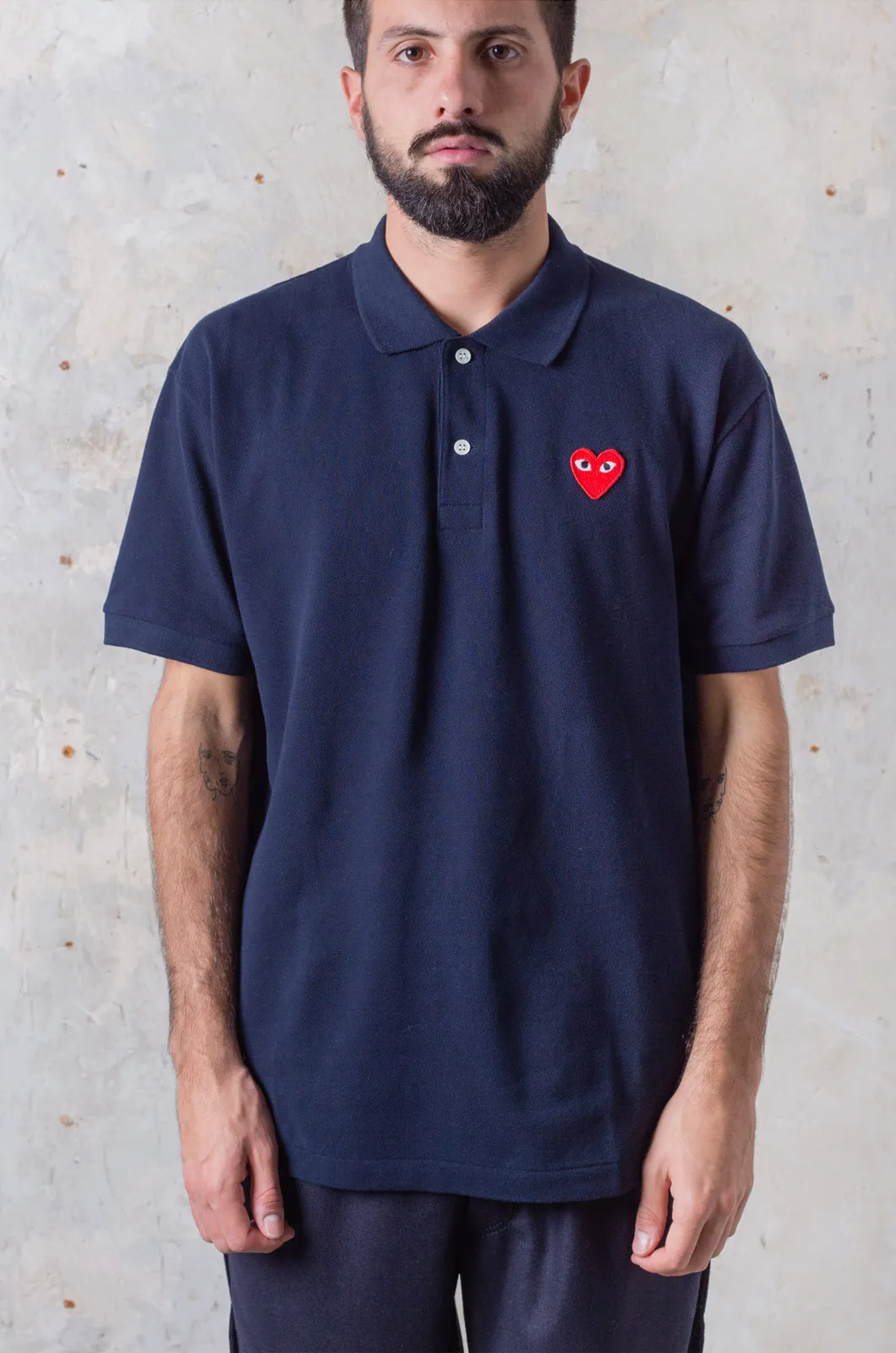 COMME des GARCONS  |Plain Logo Designers Polos