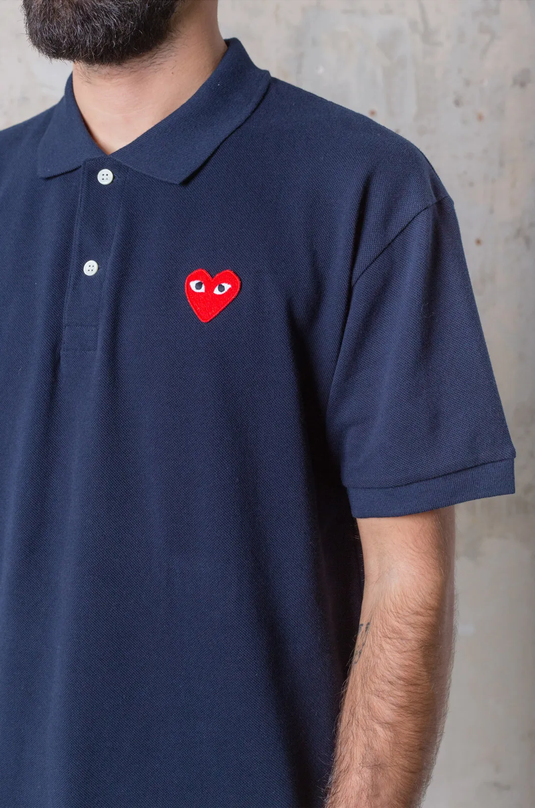 COMME des GARCONS  |Plain Logo Designers Polos