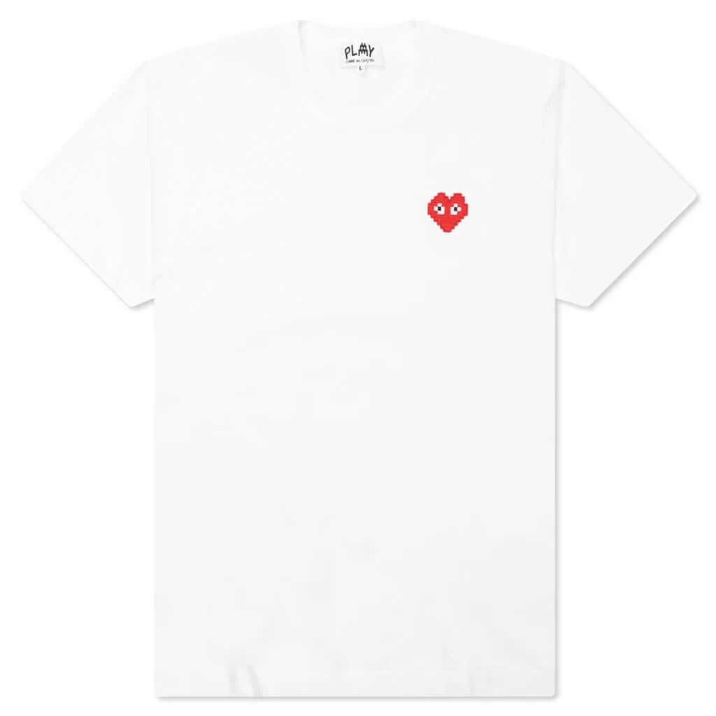 Comme des Garcons PLAY x the Artist Invader T-Shirt - White