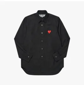 COMME des GARCONS  |Street Style Long Sleeves Plain Cotton Logo Designers Shirts