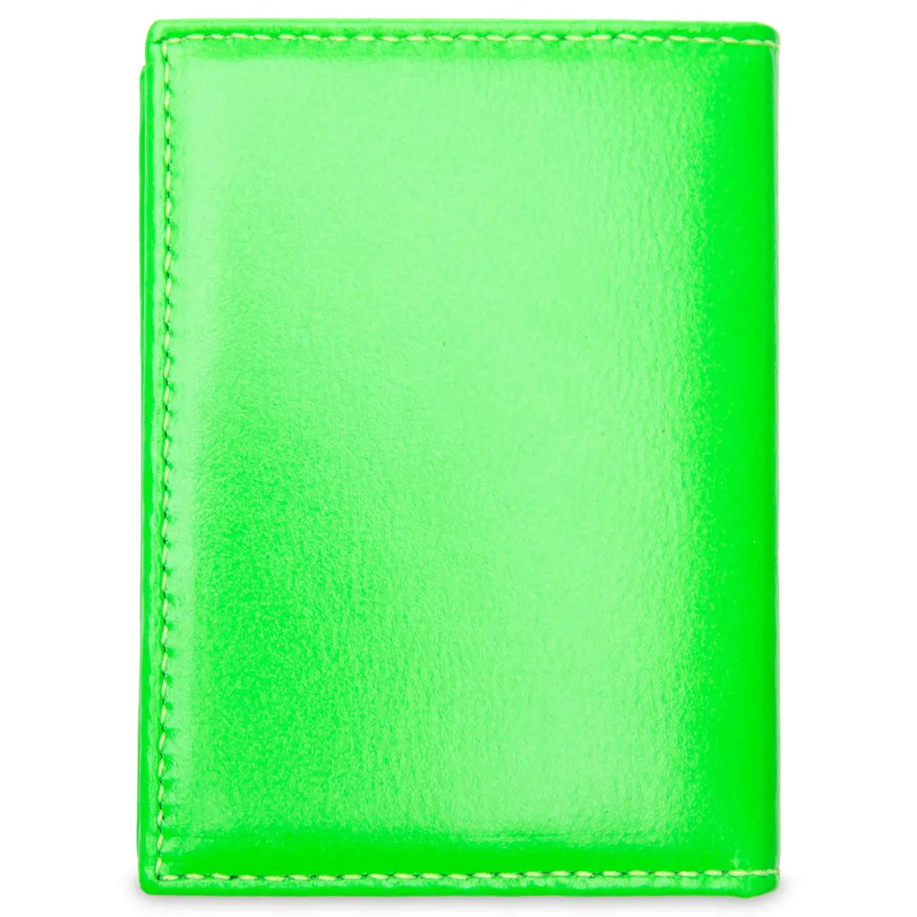 Comme des Garcons Super Fluo Wallet - Green/Orange