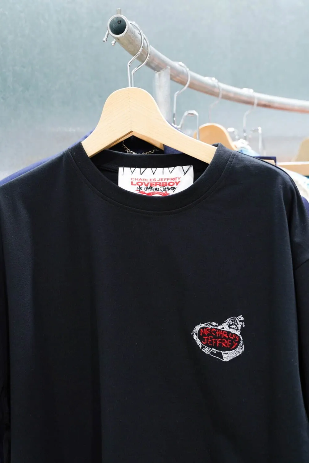 COMME des GARCONS  |Unisex Street Style Collaboration Short Sleeves Logo