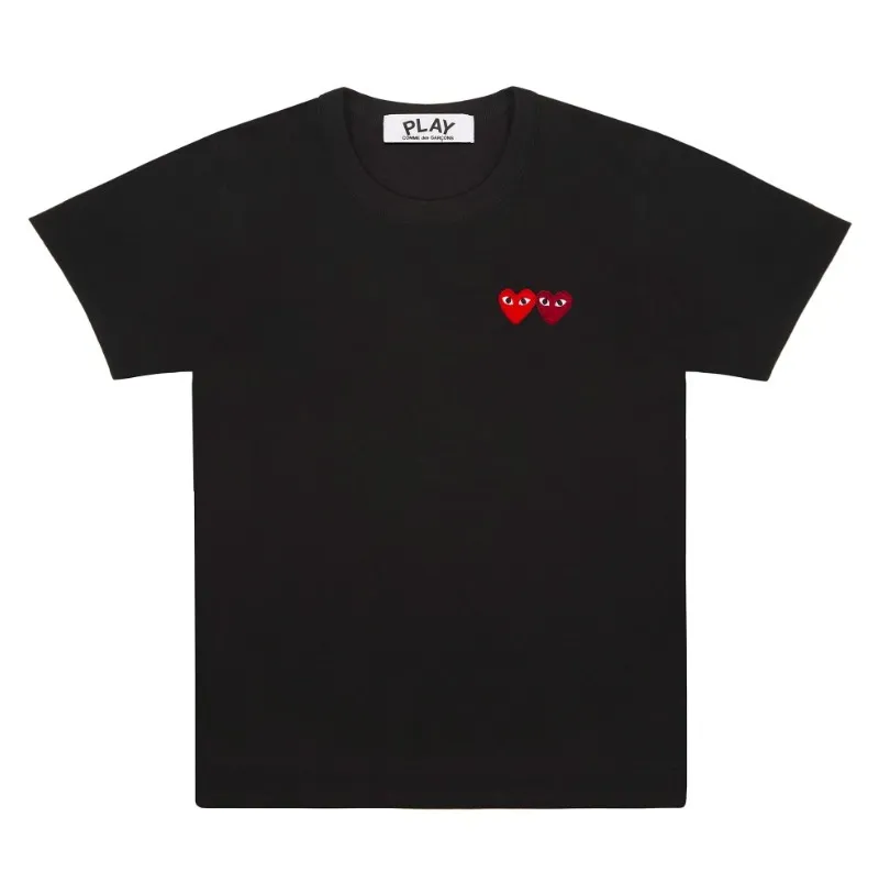 COMME des GARCONS  |Unisex Street Style U-Neck Plain Cotton Short Sleeves Logo