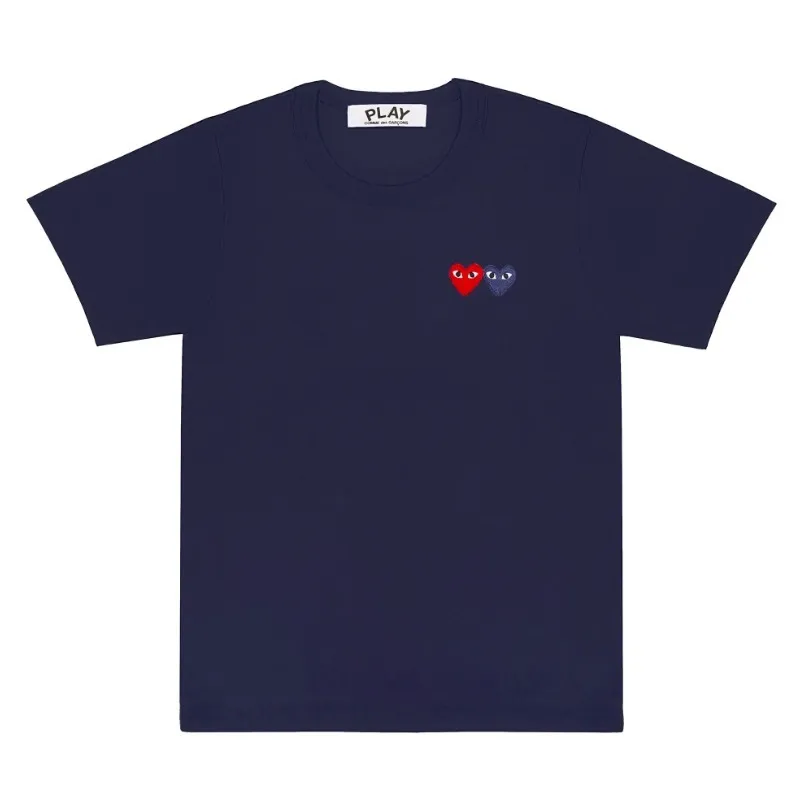 COMME des GARCONS  |Unisex Street Style U-Neck Plain Cotton Short Sleeves Logo