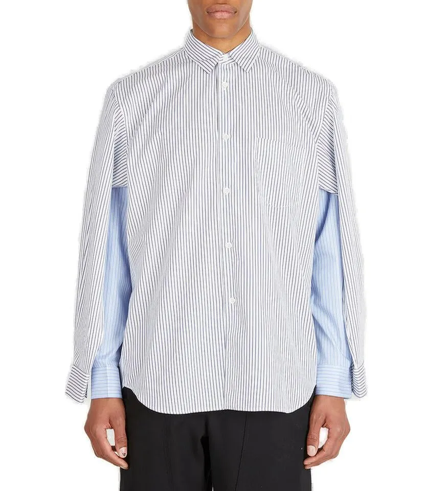 Comme des Garons Shirt Striped Long-Sleeved Shirt