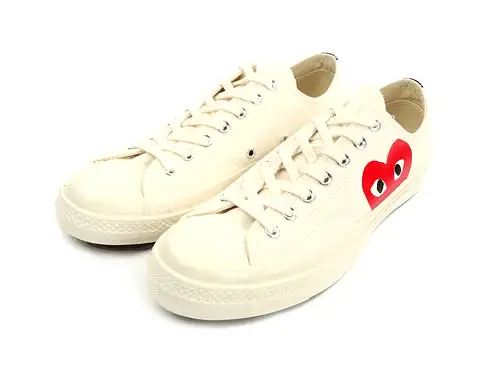 Comme des Gar??ons x Chuck Taylor 1970 Low 'Play' White