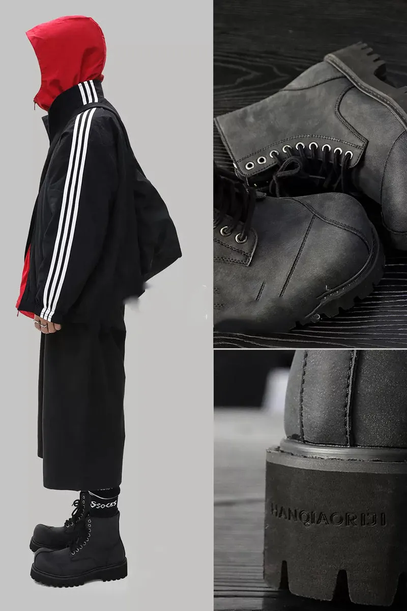 Deconstructed Platform Martin Boots