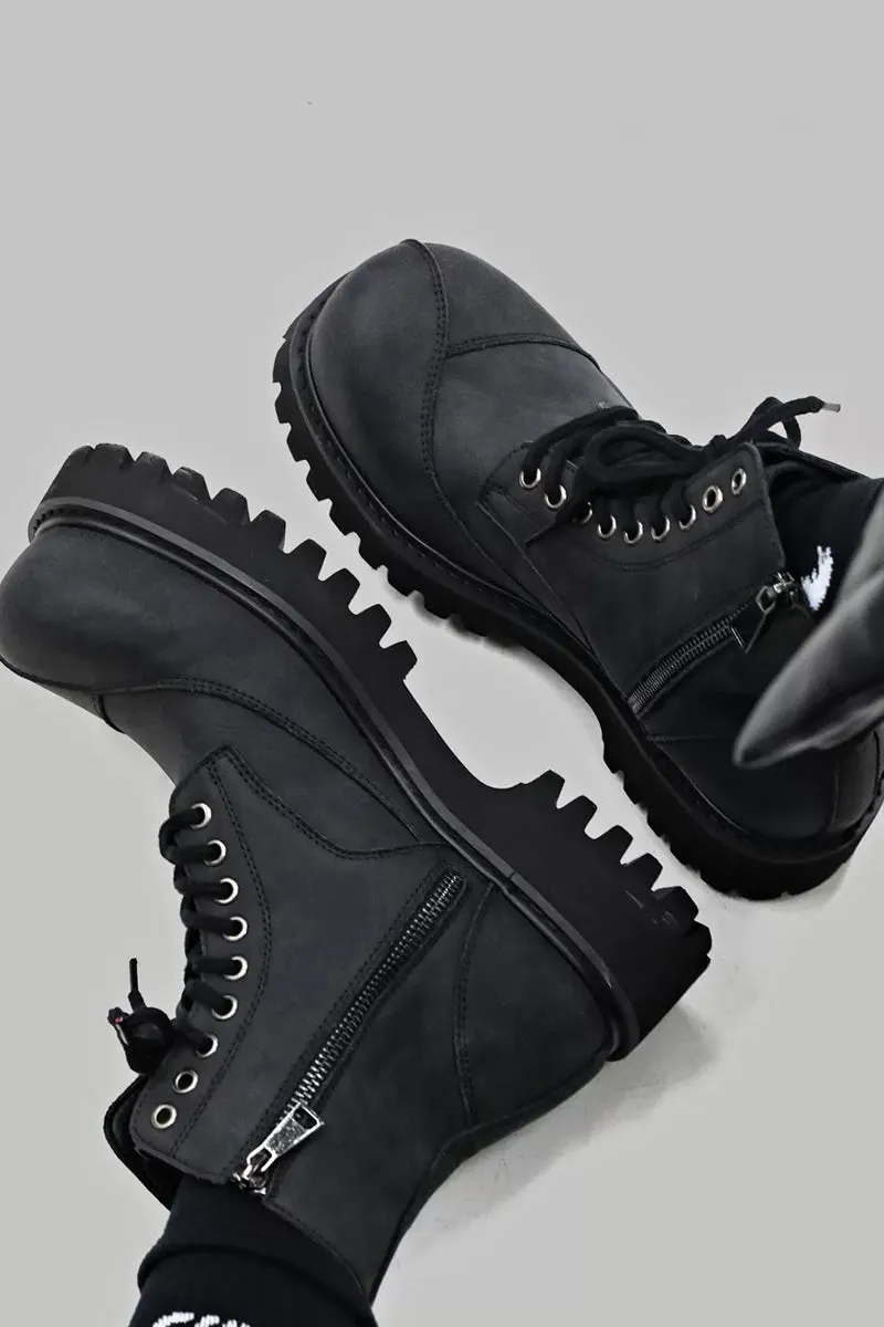 Deconstructed Platform Martin Boots