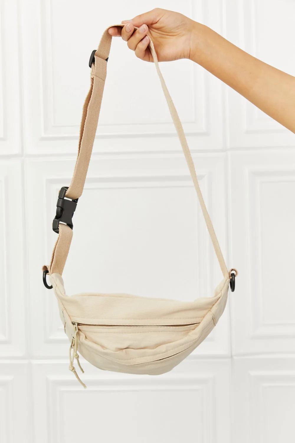 Fame Sporty Babe Waist Bag in Khaki